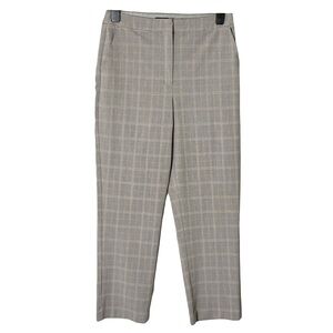 Express 2023 Editor High Waist Plaid Pant 10L Workwear Office Career Corporate